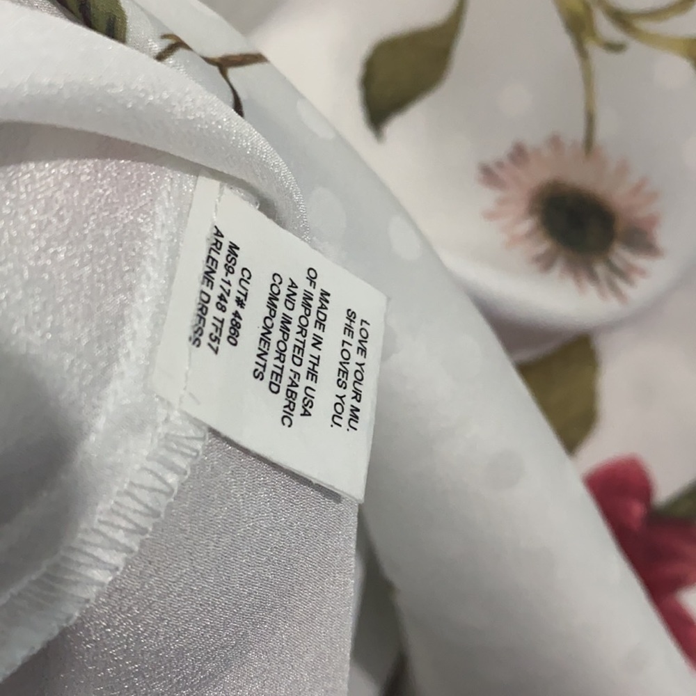 Show me your Mumu Arlene Womens Floral Calf Midi Dress - Picture 6 of 7